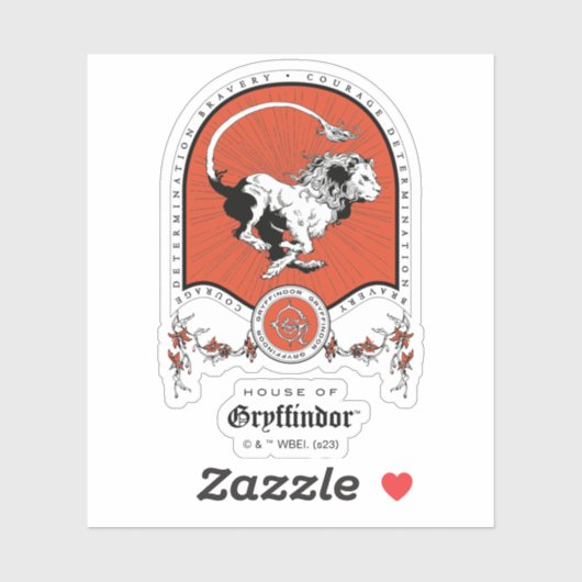 HARRY POTTER™ | Fijne schets GRYFFINDOR™ Crest Sticker (Vel)