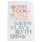 HARRY POTTER™ | Fijne schets HOGWARTS™-huizen Medium Cadeauzakje (Achterkant)