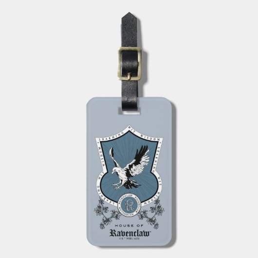 HARRY POTTER™ | Fijne schets RAVENCLAW™ Crest Bagagelabel (Voorkant verticaal)