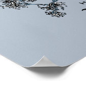 HARRY POTTER™ | Fijne schets RAVENCLAW™ Crest Poster (Hoek)