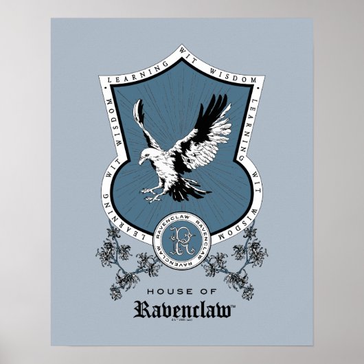 HARRY POTTER™ | Fijne schets RAVENCLAW™ Crest Poster (Voorkant)