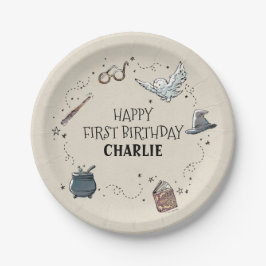 Harry Potter First Birthday Papieren Bordje