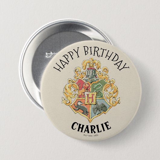 Harry Potter First Birthday Ronde Button 7,6 Cm (Voorkant /achterkant)