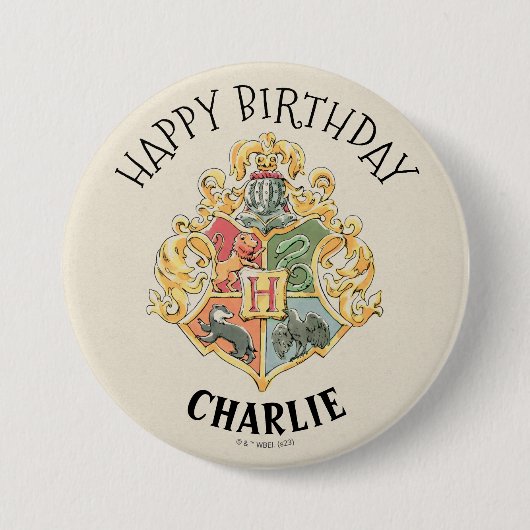 Harry Potter First Birthday Ronde Button 7,6 Cm (Voorkant)