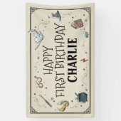 Harry Potter First Birthday Spandoek (Verticaal)