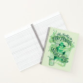 Harry Potter| Floo Powder Typography Graphic Notitieboek (Binnen)