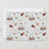 Harry Potter | Foto Hogwarts Castle 1st Birthday Kaart (Achterkant)