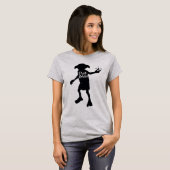 Harry Potter| "Free Dobby" Silhouette Typography T-shirt (Voorkant volledig)