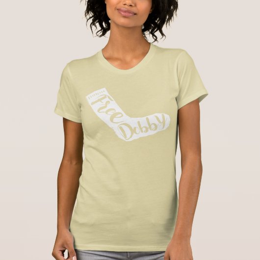 Harry Potter | "Free Dobby" Sock Typography T-shirt (Voorkant)