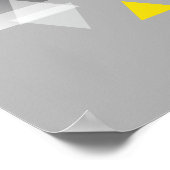 Harry Potter | Geometrisch Symbool van de Relieken Poster (Hoek)