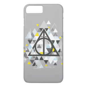 Harry Potter   Geometrisch symbool voor de dode ho iPhone 8 Plus / 7 Plus Hoesje