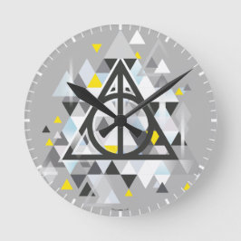 Harry Potter | Geometrisch symbool voor de dode ho Ronde Klok