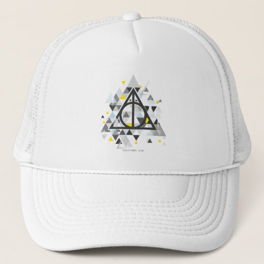 Harry Potter | Geometrisch symbool voor de dode ho Trucker Pet (Voorkant)