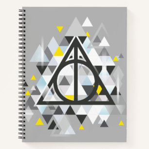 Harry Potter Geometrisch symbool voor dodelijke h Notitieboek