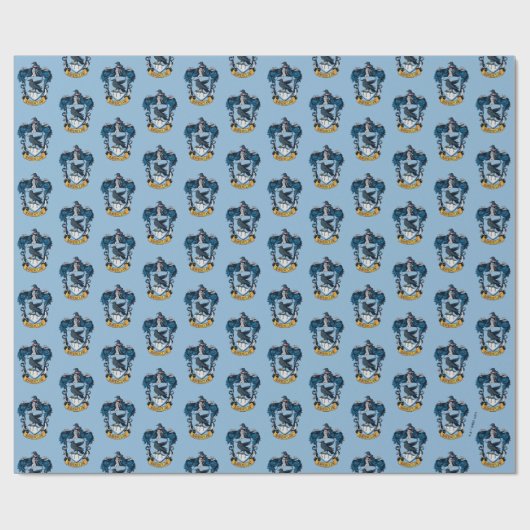 Harry Potter | Gothic Ravenclaw Crest Cadeaupapier (Vlak)