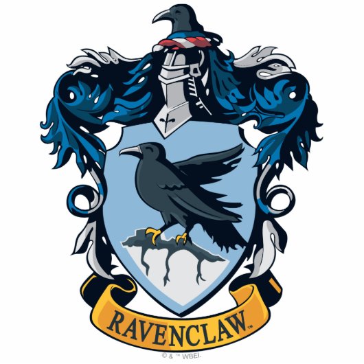 Harry Potter | Gothic Ravenclaw Crest Fotobeeldje Magneet (Voorkant)