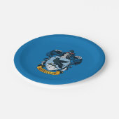 Harry Potter  | Gothic Ravenclaw Crest Papieren Bordje (Gekanteld)