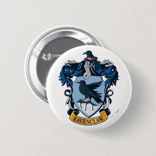 Harry Potter | Gothic Ravenclaw Crest Ronde Button 5,7 Cm (Voorkant /achterkant)