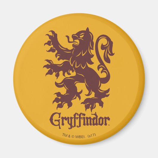 Harry Potter | Grafisch programma Gryffindor Lion Magneet (Voorkant)