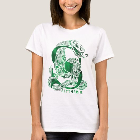 Harry Potter | Grafische Aguamenti SLYTHERIN™ T-shirt (Voorkant)