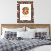 HARRY POTTER™ | GRYFFINDOR™ Crest Canvas Afdruk (Insitu (Slaapkamer))