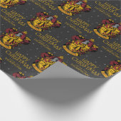 Harry Potter | Gryffindor Crest - Fijne Kerstmis Cadeaupapier (Hoek)