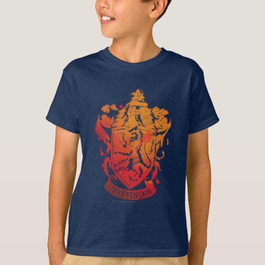 Harry Potter | Gryffindor Crest - Geplateerd T-shirt (Voorkant)