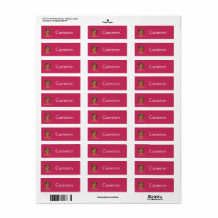 Harry Potter Gryffindor Crest Gold en Red Etiket