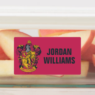 Harry Potter   Gryffindor Crest Gold en Red Labels