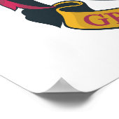 Harry Potter | Gryffindor Crest Gold en Red Poster (Hoek)