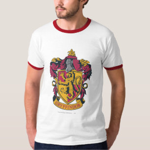Harry Potter Gryffindor Crest Gold en Red T-shirt