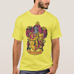 Harry Potter Gryffindor Crest Gold en Red T-shirt