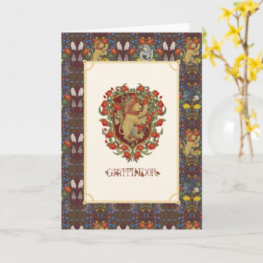 HARRY POTTER™ | GRYFFINDOR™ Crest Kaart (Gele Bloem)