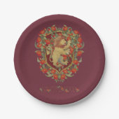 HARRY POTTER™ | GRYFFINDOR™ Crest Papieren Bordje (Voorkant)