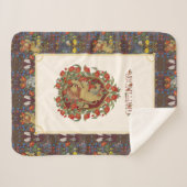 HARRY POTTER™ | GRYFFINDOR™ Crest Sherpa Deken (Voorkant (horizontaal))