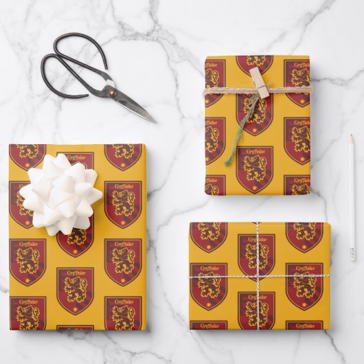Harry Potter | Gryffindor House Pride Crest Inpakpapier Vel (Voorkant)