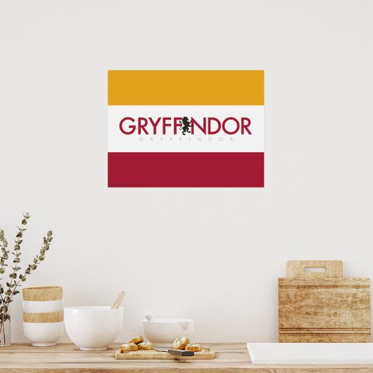 Harry Potter | Gryffindor House Pride Crest Poster (Keuken)