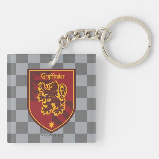 Harry Potter | Gryffindor House Pride Crest Sleutelhanger (Achterkant)
