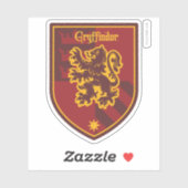 Harry Potter | Gryffindor House Pride Crest Sticker (Vel)