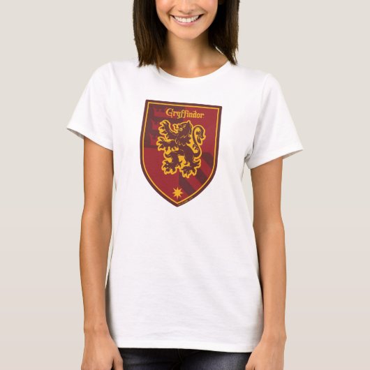 Harry Potter | Gryffindor House Pride Crest T-shirt (Voorkant)