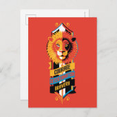 Harry Potter| GRYFFINDOR™ House Traits Sigil Briefkaart (Voorkant / Achterkant)