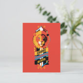 Harry Potter| GRYFFINDOR™ House Traits Sigil Briefkaart (Staand voorkant)