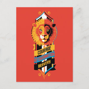 Harry Potter  GRYFFINDOR™ House Traits Sigil Briefkaart