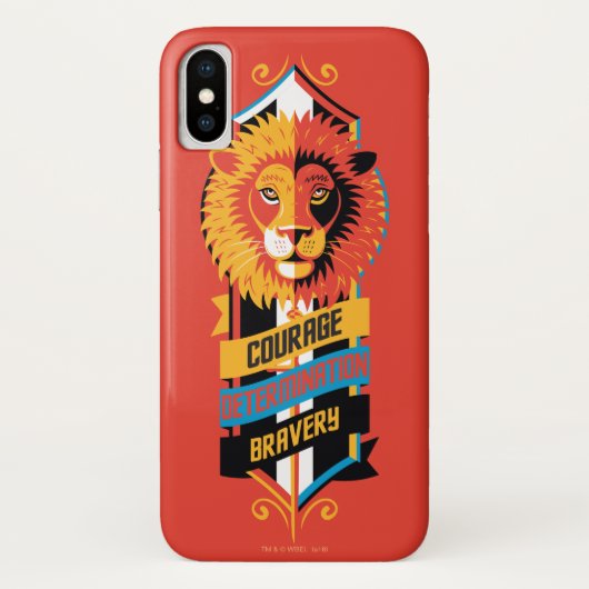 Harry Potter | GRYFFINDOR™ House Traits Sigil Case-Mate iPhone Case (Achterkant)