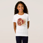 Harry Potter | GRYFFINDOR™ Leeuw Aquarel T-shirt (Voorkant volledig)