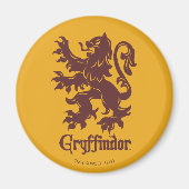 Harry Potter | Gryffindor Leeuw Grafisch ontwerp Magneet (Voorkant)