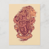 Harry Potter | Gryffindor Lion Crest Briefkaart (Voorkant)