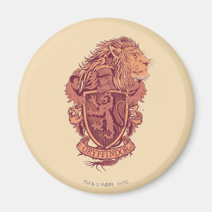 Harry Potter   Gryffindor Lion Crest Magneet