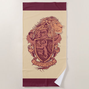 Harry Potter Gryffindor Lion Crest Strandlaken