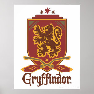 Harry Potter   Gryffindor QUIDDITCH™-badge Poster